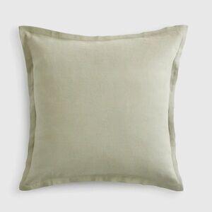 NWOT QUINCE European Linen Euro Sham Willowleaf 3155